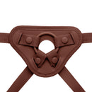 Together Toy Nudefit Adjustable Strap-on Harness Dark close-up view of the secure and adjustable design features.