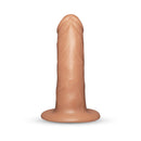 Together Toy 6.5 Inch Realistic Dildo Caramel with lifelike shaping and warm caramel finish.