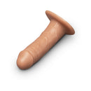 Together Toy 6.5 Inch Realistic Dildo Caramel with a lifelike appearance and smooth surface.
