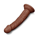 Together Toy 6.75 Inch Realistic Dildo Dark featuring a detailed lifelike design.