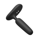 Lovense Glint Touch Responsive Vibrating Butt Plug Black, a sleek black butt plug designed for enhanced intimate experiences.