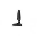 Lovense Glint Touch Responsive Vibrating Butt Plug Black shown in sleek black design, perfect for couples.