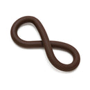 Perfect Fit Hefty Wrap Cock Ring 9 Inch Silicone Skintone in brown flexible design on a white background.