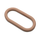 Perfect Fit Hefty Wrap 9 Inch Silicone Cock Ring Skintone on a white background.