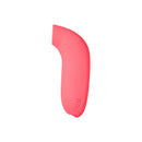 Dame Aer Air Pulse Suction Vibrator Coral in a vibrant coral color designed for clitoral pleasure.
