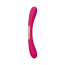 Lelo Boomerang Double Ended Vibrator Cerise featuring a sleek and ergonomic design in vibrant pink color.