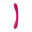 Lelo Boomerang Double Ended Vibrator Cerise with silky vibrating ends for couples' pleasure.