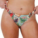 Shinesty Need For Seed Thong Medium Multi-Color featuring a playful print and minimal cut.