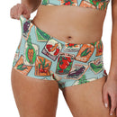 Shinesty Need For Seed Boyshort 2XL featuring colorful vegetable-themed print for playful everyday comfort.
