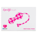 Ohmibod Lovelife Krush Smart Kegel Fitness Pink packaging displaying a Bluetooth-enabled pelvic floor trainer.