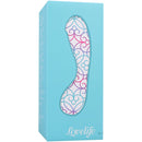 Ohmibod Lovelife Cuddle Mini G-Spot Vibrator Turquoise packaging showcasing the product design and features.