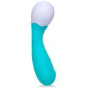 Ohmibod Lovelife Cuddle Mini G-Spot Vibrator Turquoise, sleek silicone design for targeted pleasure.