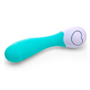 Ohmibod Lovelife Cuddle Mini G-Spot Vibrator Turquoise on a white background.