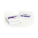OhMiBod Freestyle G-Spot Vibrator Purple in its packaging, showcasing intuitive design and wireless convenience.