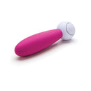 OhMiBod Lovelife Discover Bullet Vibrator Pink on a white background, featuring a sleek design and control button.