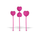 Ohmibod Lovelife Flex Kegel Exerciser 3-piece Set Pink - graduated weights for pelvic floor strengthening.