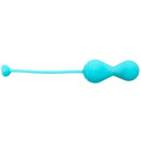 OhMiBod Lovelife Krush Smart Kegel Exerciser Turquoise displayed on a white background.