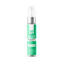 Jo Blo Watermelon Oral Pleasure Gel 1 Oz bottle with a refreshing watermelon flavor for oral play.