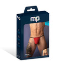 Male Power Mesh 2.0 G-string Red One Size packaging showcasing a stylish red g-string for men.