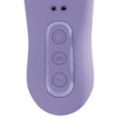 Vive Dolce Callalily G-Spot Tapping Vibrator Light Purple control buttons and design features