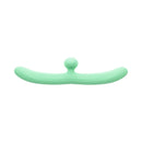 Evolved Meet Me Halfway Double Ended Vibrator Green designed for couples with flexible shafts for shared pleasure.