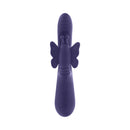 Evolved Wings Of Frenzy Thrusting Butterfly Dual Stimulator in purple with butterfly wings and control buttons.