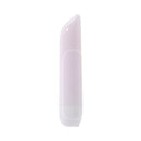 Evolved Shine On Glowing Pink Vibrating Bullet White/Pink side view showcasing its tapered design and sleek finish.