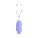 Evolved Energetic Egg Thrusting Vibrating Egg Purple with compact design and remote control for ultimate pleasure.