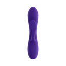 Selopa Triple Tickle 3-point Stimulation Vibrator Purple featuring a chunky shaft and clitoral rabbit.