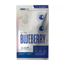 Glyde Ultrathin Latex Condom Blueberry Flavored 12-count packaging with blueberries and flavor details.
