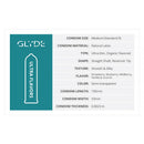 Glyde Ultrathin Latex Condom Vanilla Flavored 12-count features smooth and silky texture with organic flavors.
