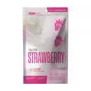 Glyde Ultrathin Latex Condom Strawberry Flavored 12-count packaging featuring strawberries and product details.