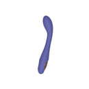 Spectrum Essentials Silicone G-spot Vibrator Purple, featuring a curved design for targeted stimulation.