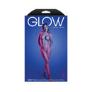 Fantasy Lingerie Glow Want It All Reversible Bodystocking OS packaging image showcasing the dazzling design and rhinestone pasties.