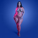 Fantasy Lingerie Glow Want It All Bodystocking Set displaying a dazzling rhinestone bodystocking for a glamorous look.