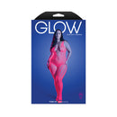 Fantasy Lingerie Glow Bodystocking Back Cut-out Queen Size showcased in a vibrant packaging design.