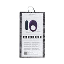 Je Joue Mio V2 Vibrating Cock Ring Black packaging showing remote control and features for couples