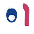 Je Joue Couple's Collection Vibrator Gift Set features blue G-Spot Bullet and pink Mio for shared intimacy.