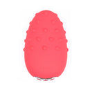 Je Joue Double Trouble Rechargeable Vibrator Set in vibrant pink silicone with textured surface.