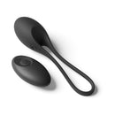 NS Novelties Love Notes Smooth Vibrating Plug Black with remote control, sleek and body-safe silicone design.