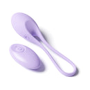 NS Novelties Love Notes Smooth Vibrating Plug Lilac on a white background, featuring smooth silicone design and remote.