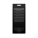 Love Notes Believe Silicone Dildo Dusty Plum packaging with product details and usage instructions.