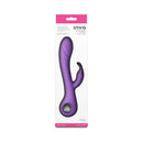 Inya O'rabbit Dual Action Rabbit Vibrator Purple displayed in packaging with sleek design and unique features.