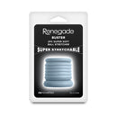 Renegade Buster Silicone Ball Stretcher Gray packaging showcasing a 2pc super soft ball stretcher design.