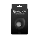 Renegade The Performer Vibrating Cock Ring Black packaging front view displaying the product design.