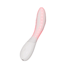 Lelo Mona Spectra Massager Light Pink with LED lights for G-spot stimulation and ergonomic design.