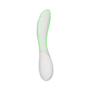 Lelo Mona Spectra Massager Light Pink with LED lights for G-spot stimulation and ergonomic design.