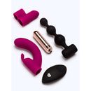 Lovehoney Indulge Advent Calendar 2026 (12 Day) collection of pink and black intimate accessories.