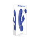 Evolved Shudder Quivering Nub Dual Stimulator packaging showcasing a triple-motor rabbit-style vibrator.