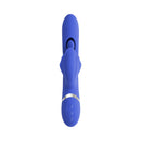 Evolved Shudder Quivering Nub Dual Stimulator in blue, showcasing its dual stimulation features and sleek design.